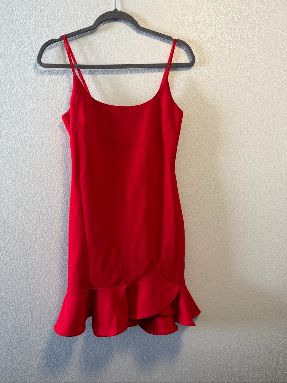 Gorgeous red Saints + Secrets mini dress